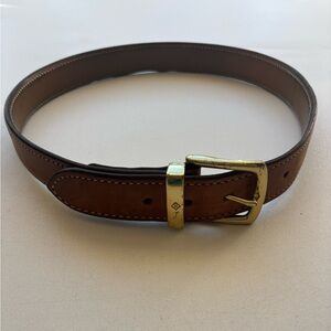 Aker concealed carry brown leather belt B21-36 36 waist